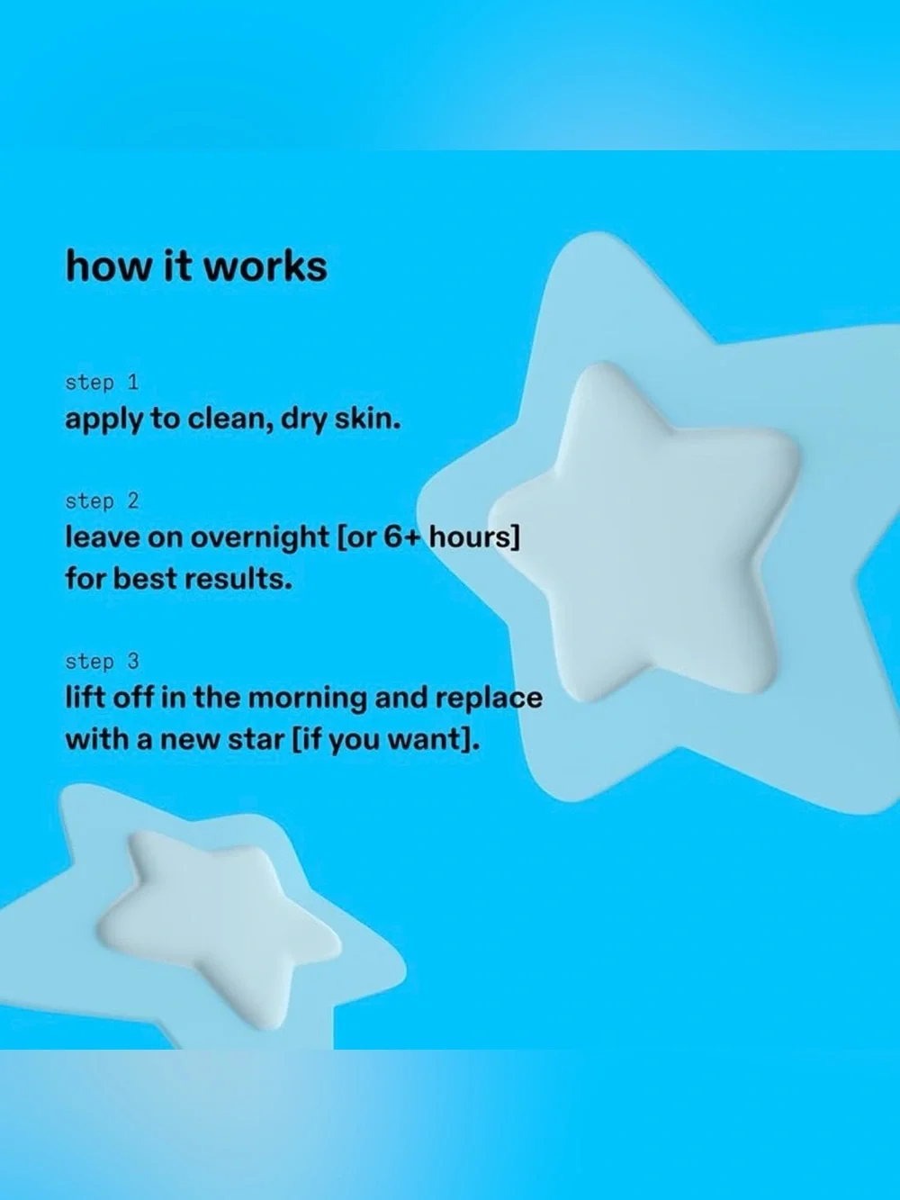 Starface Blue Hydro-Star Patches with Salicylic Acid - Acne Spot Treatment